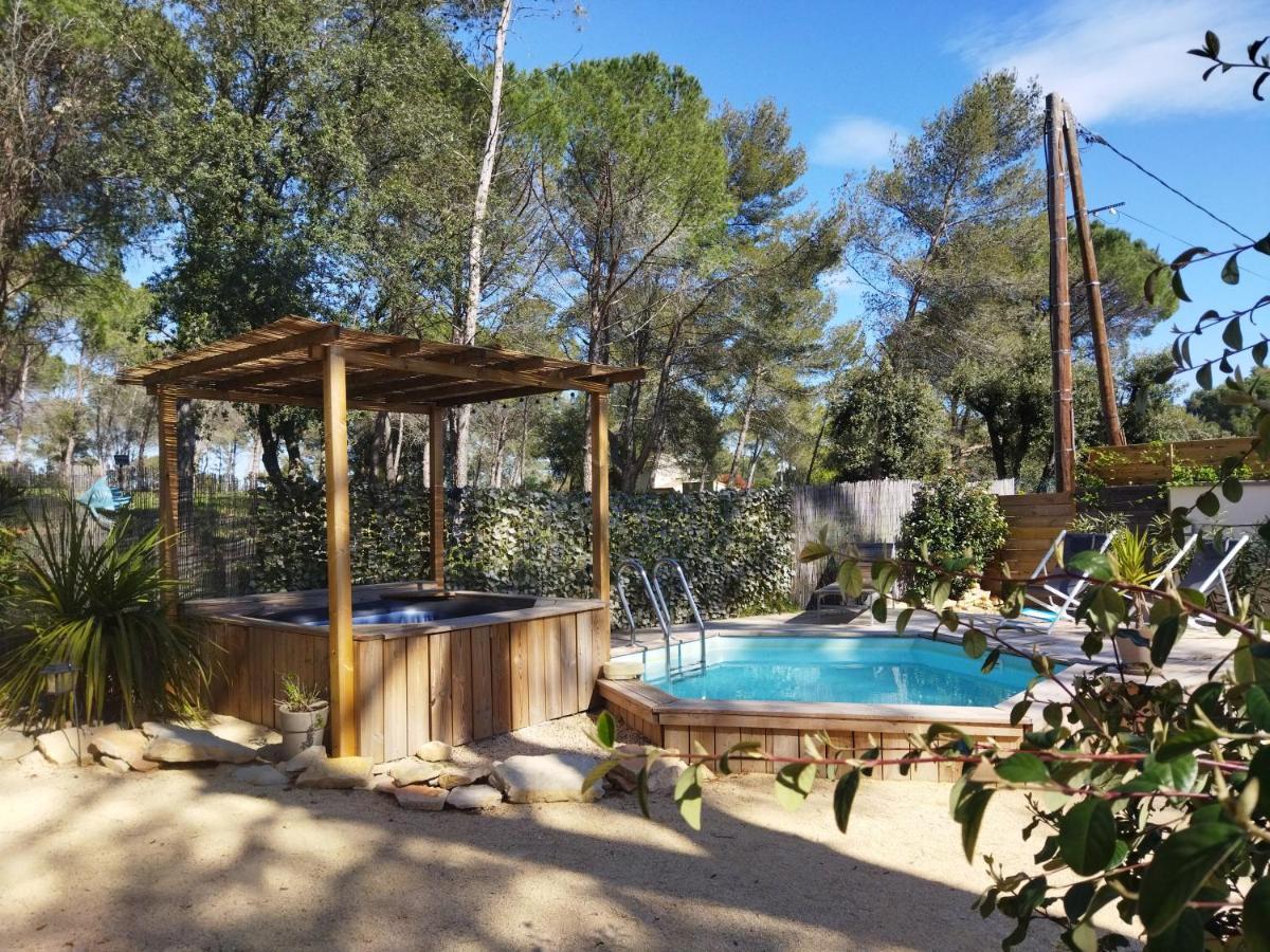 Maison 5 Personnes En Garrigue - Piscine-Spa Prive Langlade Εξωτερικό φωτογραφία